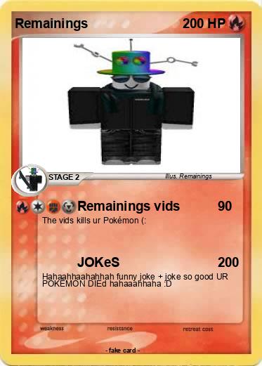 Pokemon Remainings