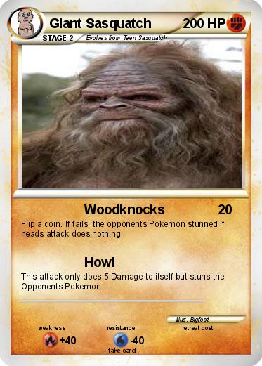 Pokemon Giant Sasquatch