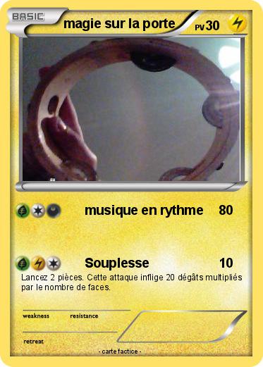 Pokemon magie sur la porte
