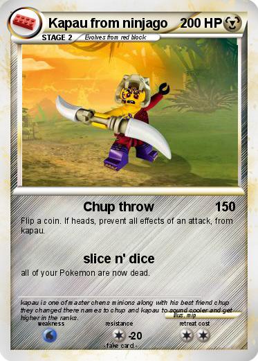 Pokemon Kapau from ninjago