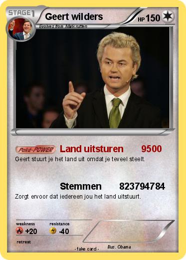 Pokemon Geert wilders