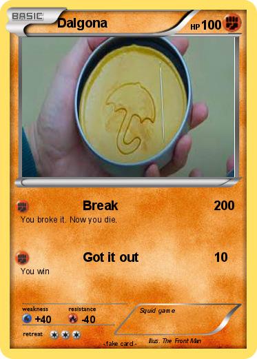 Pokemon Dalgona