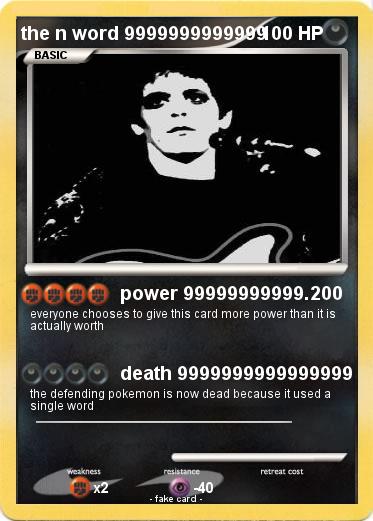 Pokemon the n word 9999999999999