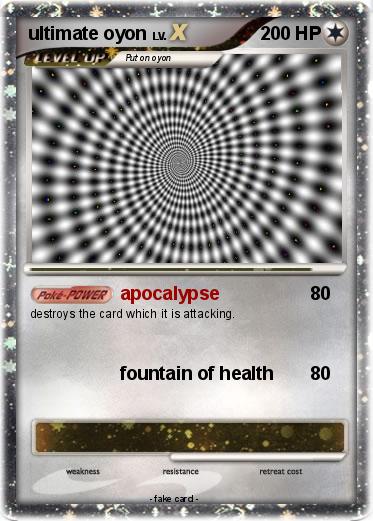 Pokemon ultimate oyon