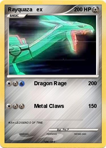 Pokemon Rayquaza   ex