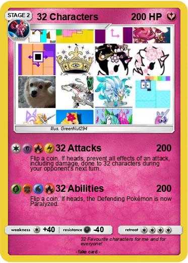 Pokemon 32 Characters