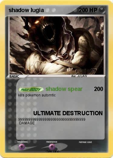 Pokemon shadow lugia