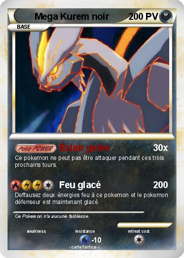 Pokemon Mega Kurem noir