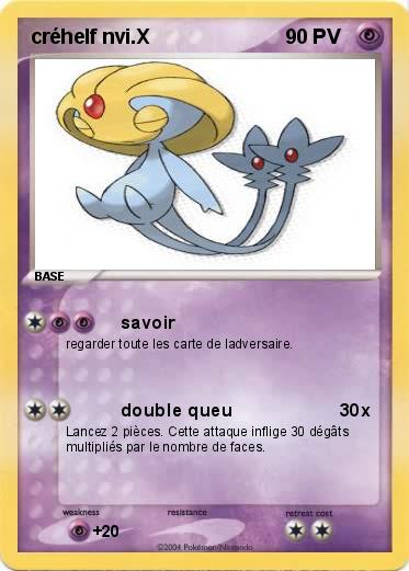 Pokemon créhelf nvi.X