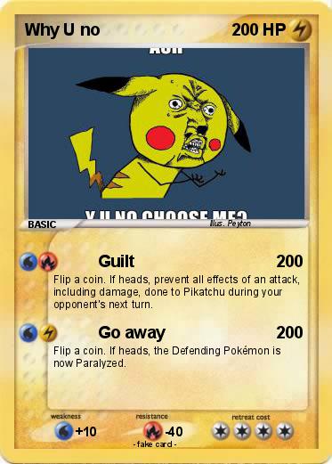 Pokemon Why U no