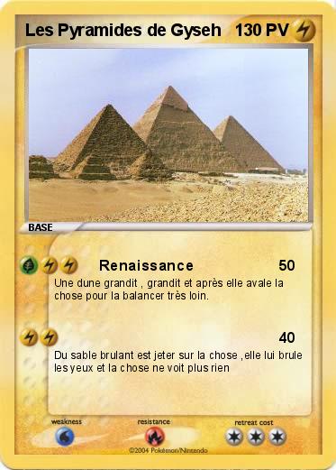 Pokemon Les Pyramides de Gyseh