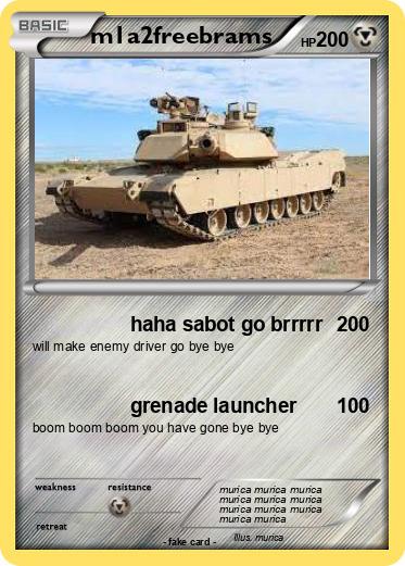Pokemon m1a2freebrams