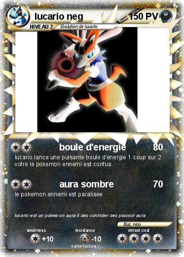 Pokemon lucario neg