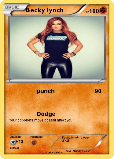 Pokemon Becky lynch