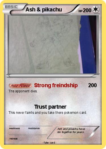 Pokemon Ash & pikachu