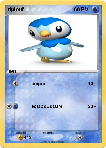 Pokemon tiplouf