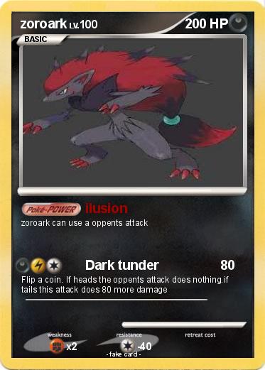 Pokemon zoroark