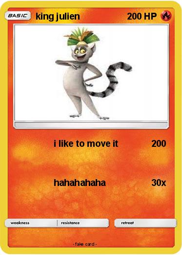 Pokemon king julien