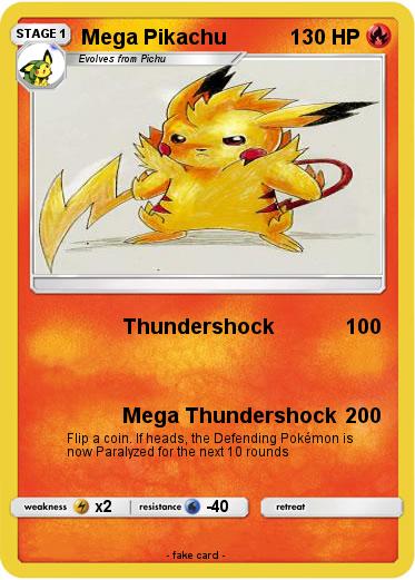 Pokemon Mega Pikachu
