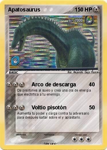 Pokemon Apatosaurus