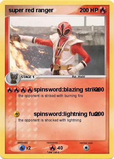 Pokemon super red ranger