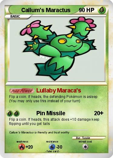 Pokemon Callum's Maractus