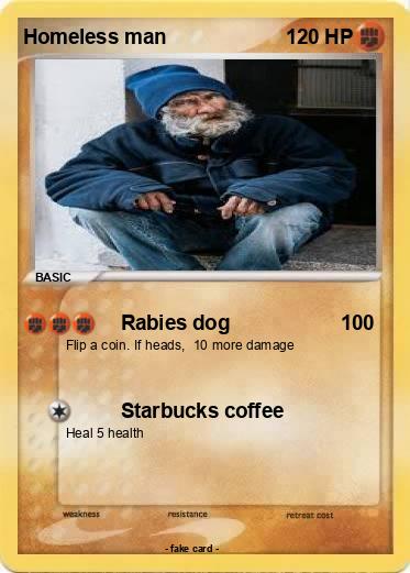Pokemon Homeless man