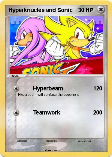Pokemon Hyperknucles and Sonic