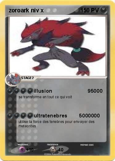 Pokemon zoroark niv x