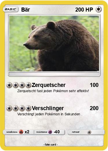 Pokemon Bär