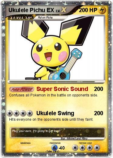 Pokemon Ukulele Pichu EX