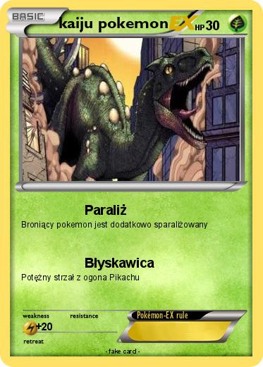 Pokemon kaiju pokemon