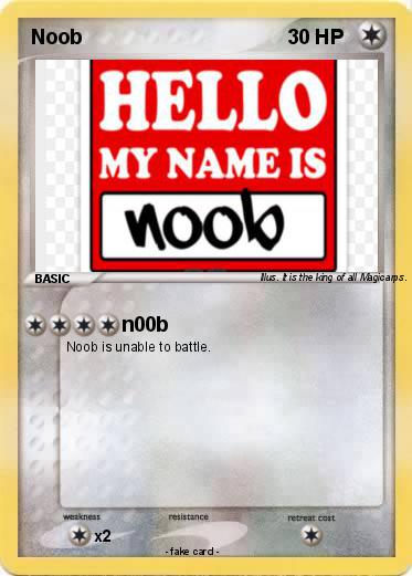 Pokemon Noob