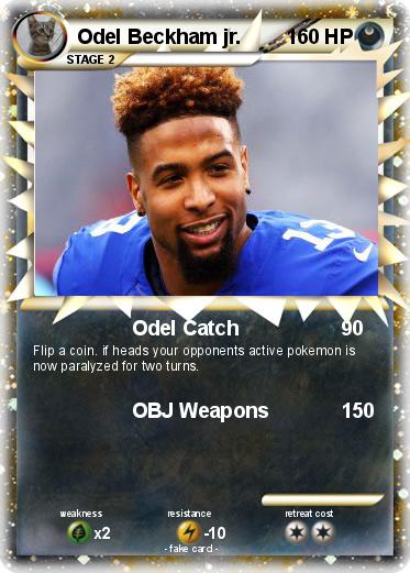 Pokemon Odel Beckham jr.