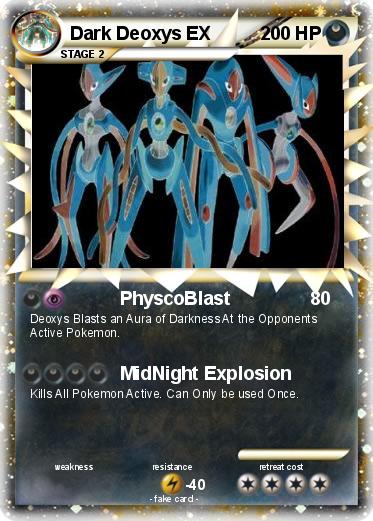 Pokemon Dark Deoxys EX