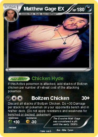 Pokemon Matthew Gage EX