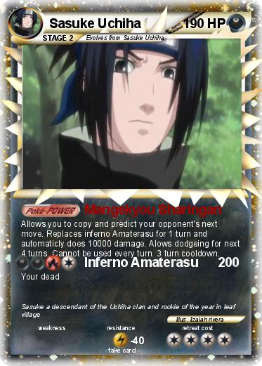 Pokemon Sasuke Uchiha