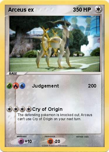 Pokemon Arceus ex                          3