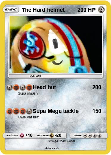 Pokemon The Hard helmet