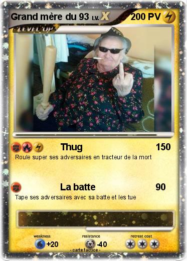Pokemon Grand mère du 93