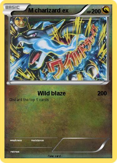 Pokemon M charizard ex