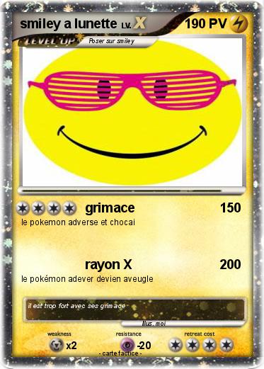 Pokemon smiley a lunette