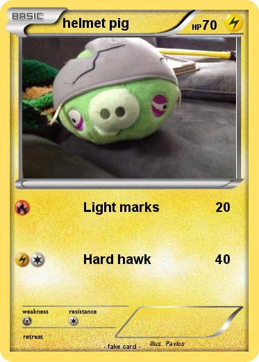 Pokemon helmet pig