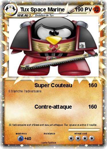 Pokemon Tux Space Marine