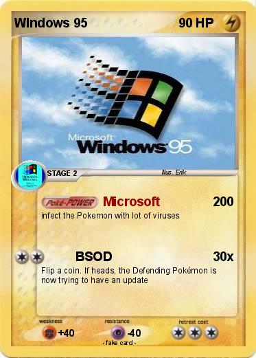 Pokemon WIndows 95