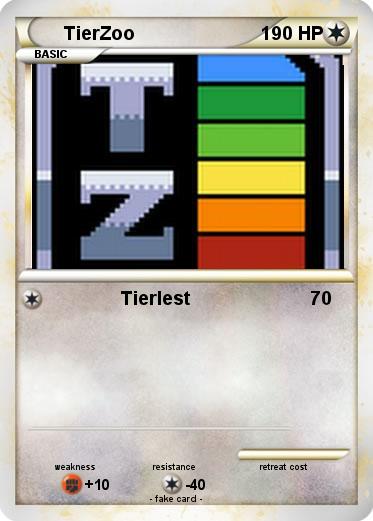 Pokemon TierZoo