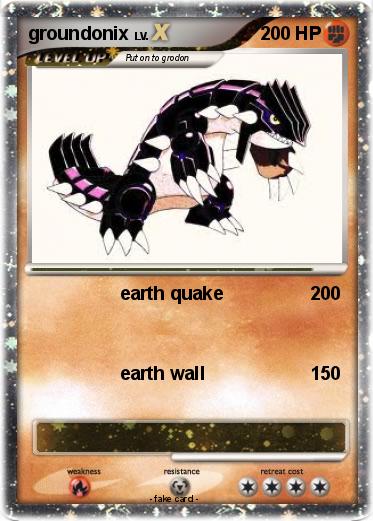 Pokemon groundonix