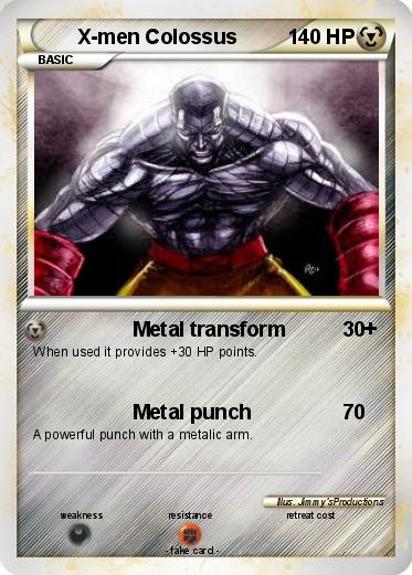 Pokemon X-men Colossus