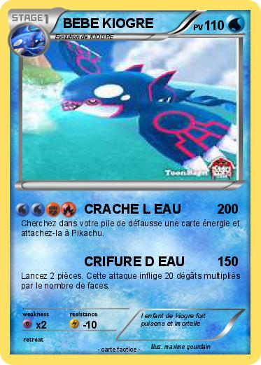 Pokemon BEBE KIOGRE