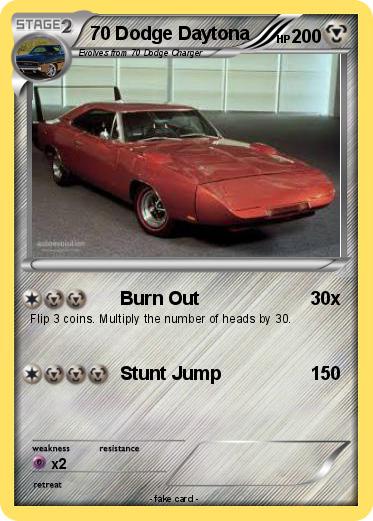 Pokemon 70 Dodge Daytona
